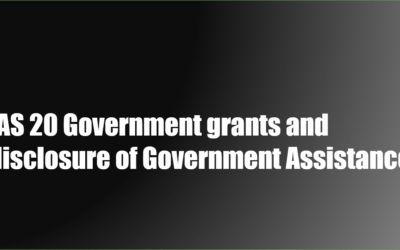 IAS 20 Government grants and disclosure