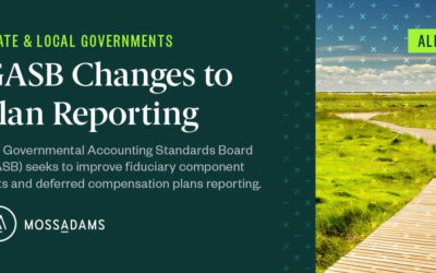 GASB Issues Changes to Plan Reporting