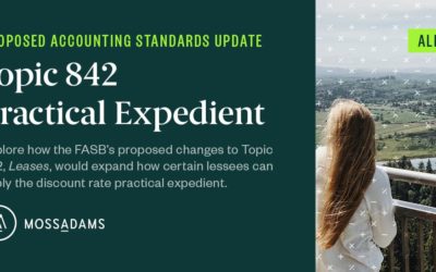 FASB Proposes Changes to Topic 842 Risk-Free Discount Rate Practical Expedient