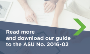 Read more and download our guide to the ASU No. 2016-02