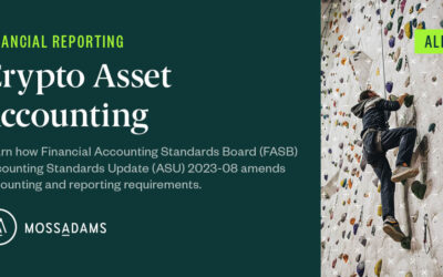 Accounting Standard Update on Accounting and Disclosure of Crypto Assets