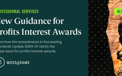 New FASB Guidance for Profits Interest Awards