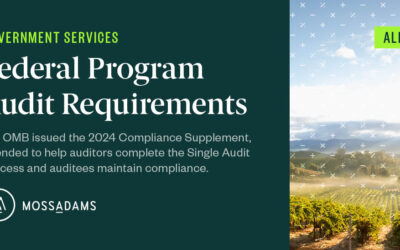 2024 Compliance Supplement Updates Federal Program Audit Requirements