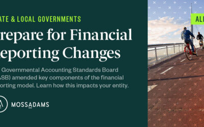 Amendments to GASB Financial Reporting Model Impact State and Local Governments